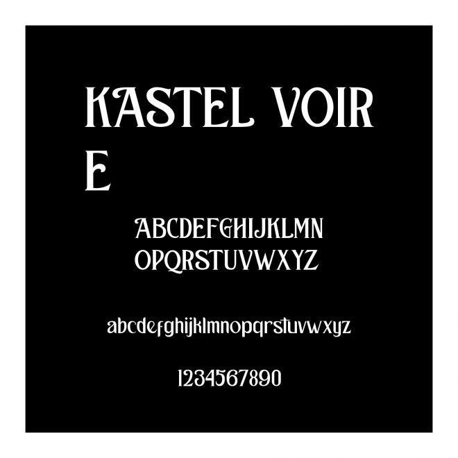 KASTEL VOIRE