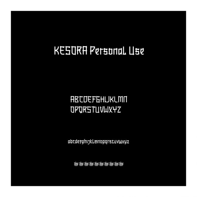 KESORA Personal Use
