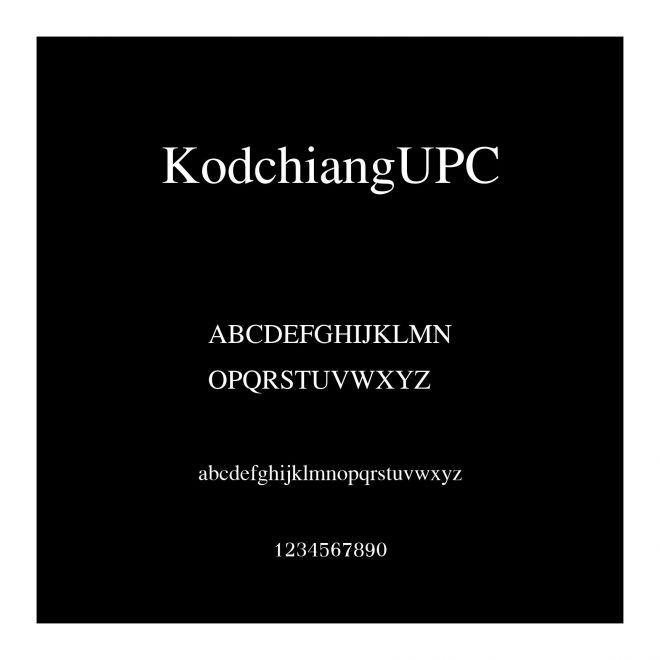 KodchiangUPC