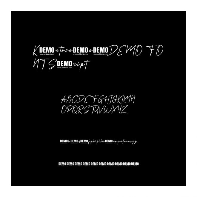 Kertosono-DEMO FONT Script