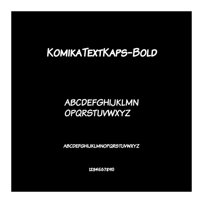 KomikaTextKaps-Bold