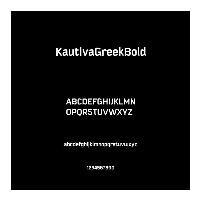 KautivaGreekBold