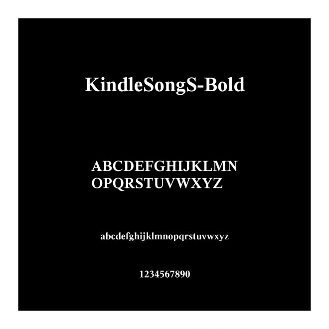 KindleSongS-Bold