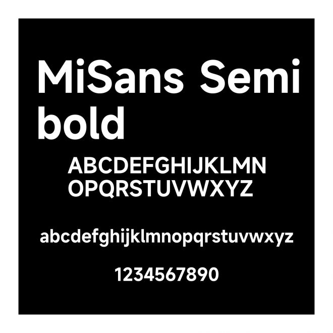 MiSans Semibold