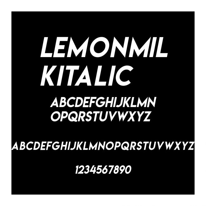 LemonMilkitalic