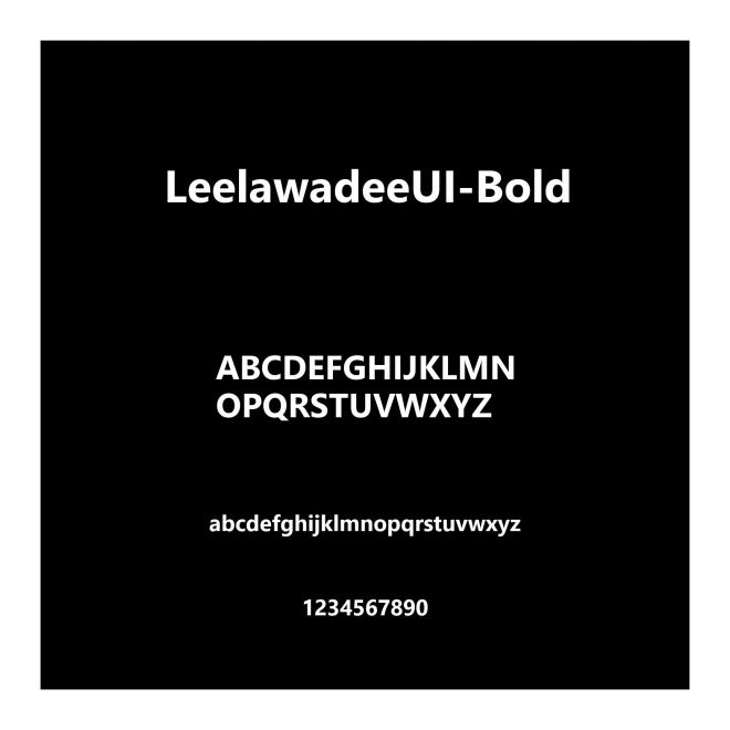 LeelawadeeUI-Bold