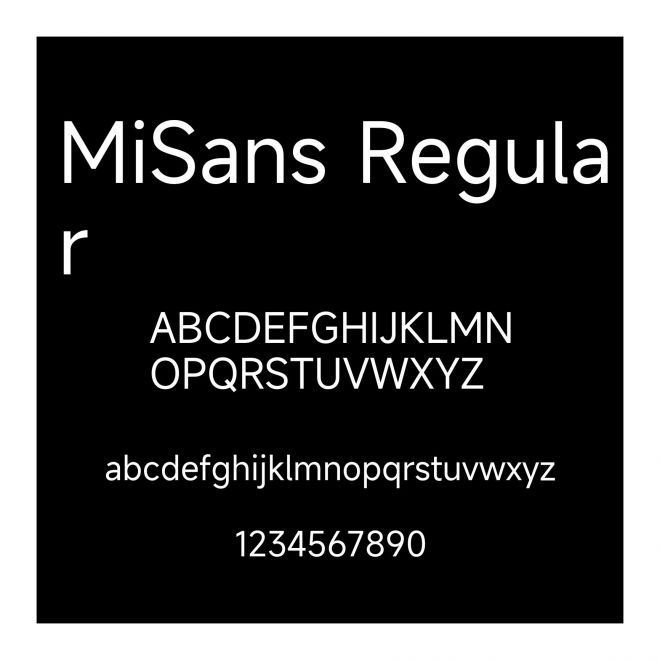 MiSans Regular