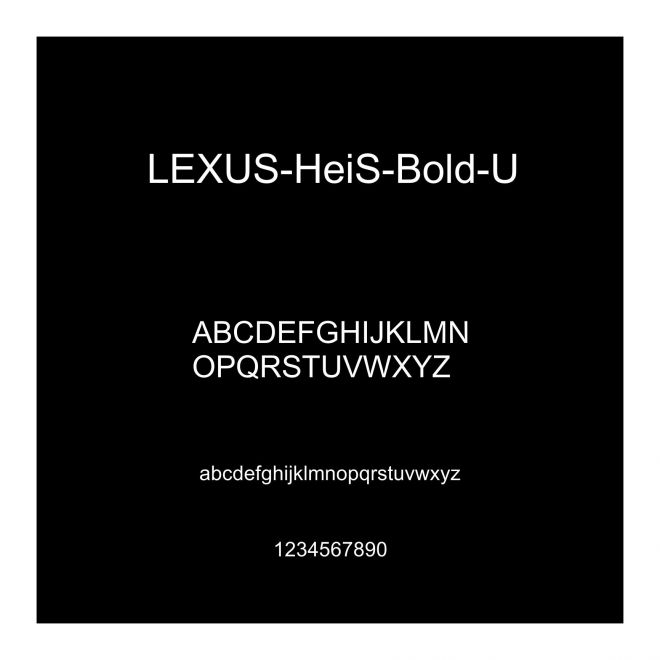 LEXUS-HeiS-Bold-U