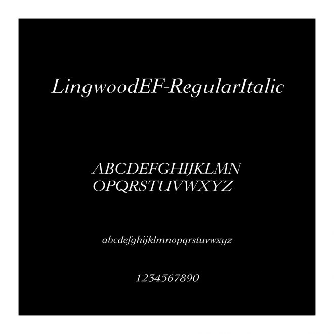 LingwoodEF-RegularItalic