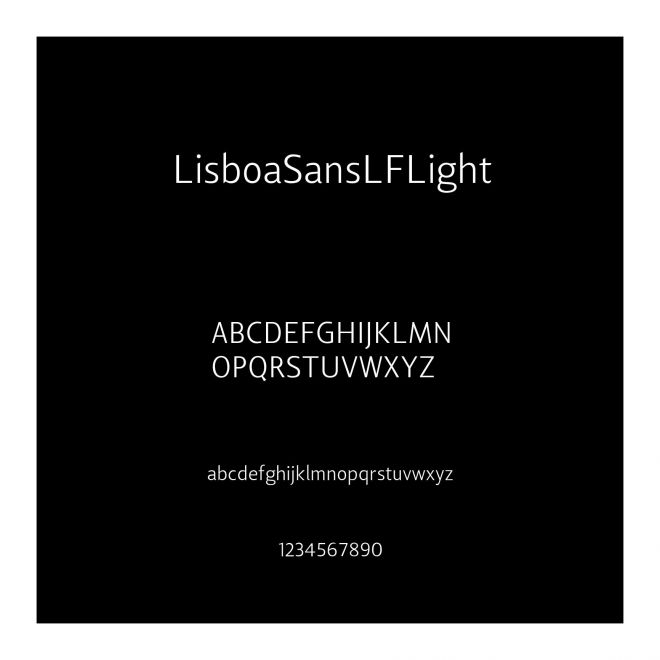 LisboaSansLFLight