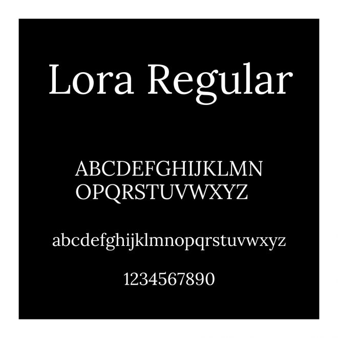 Lora Regular