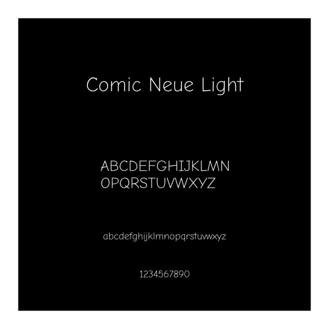 Comic Neue Light