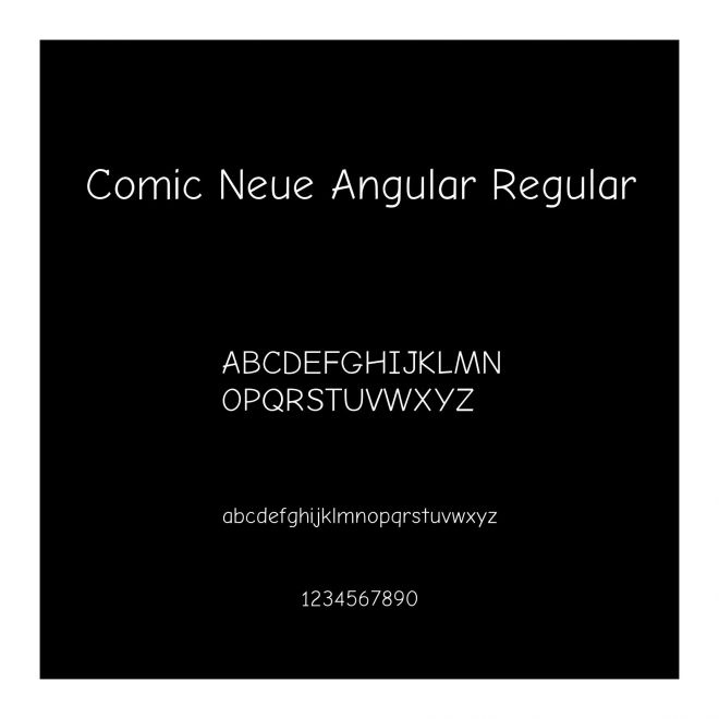 Comic Neue Angular Regular