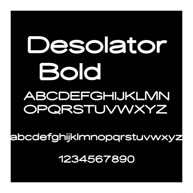 Desolator Bold