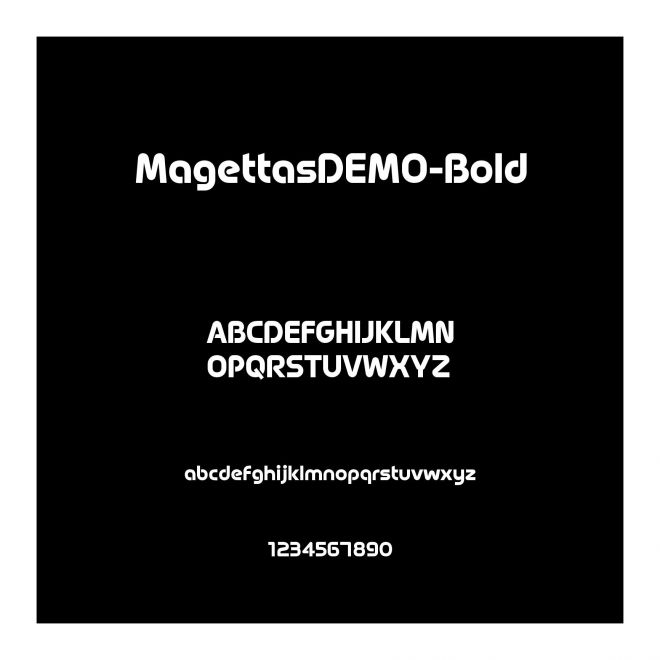 MagettasDEMO-Bold