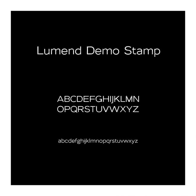 Lumend Demo Stamp