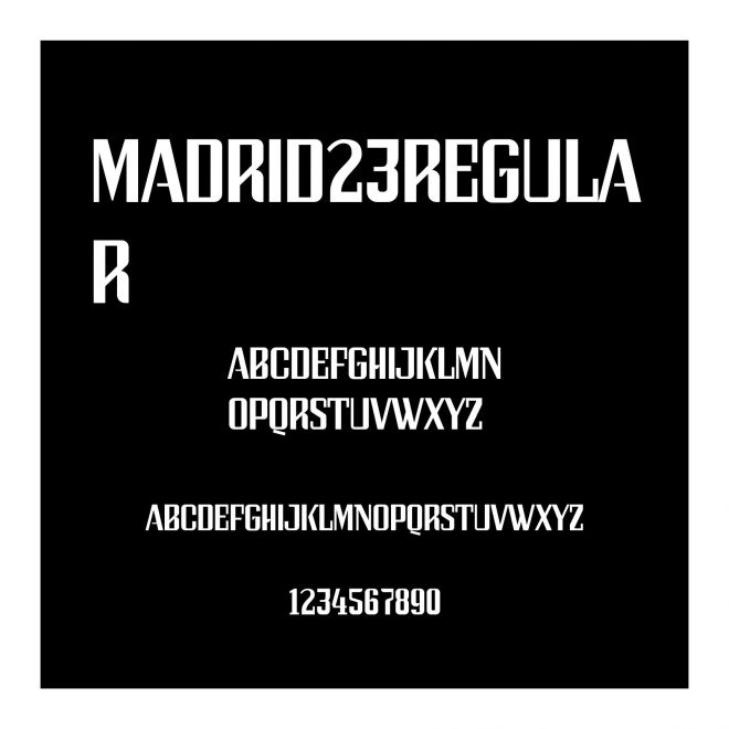 Madrid23Regular