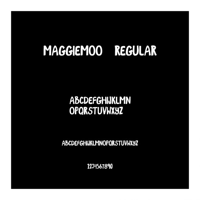 MaggieMoo-Regular