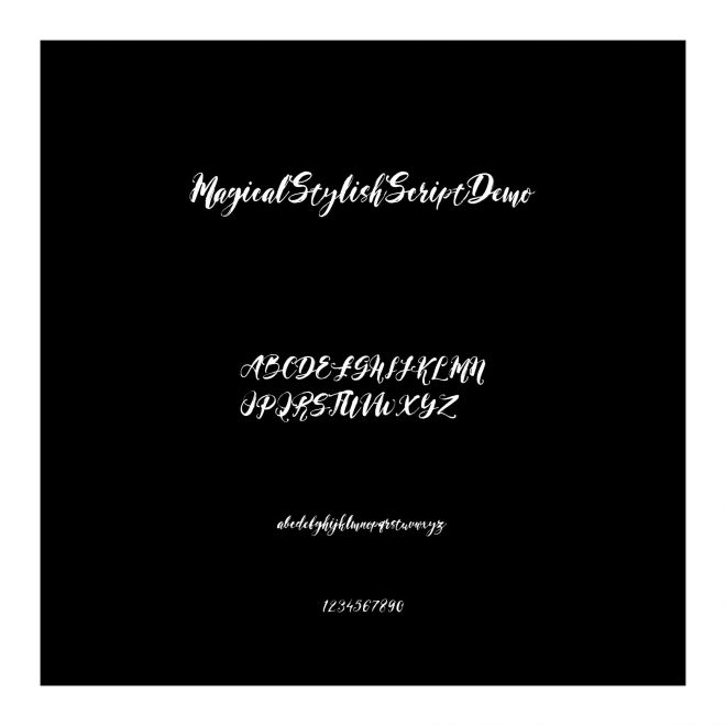 MagicalStylishScriptDemo