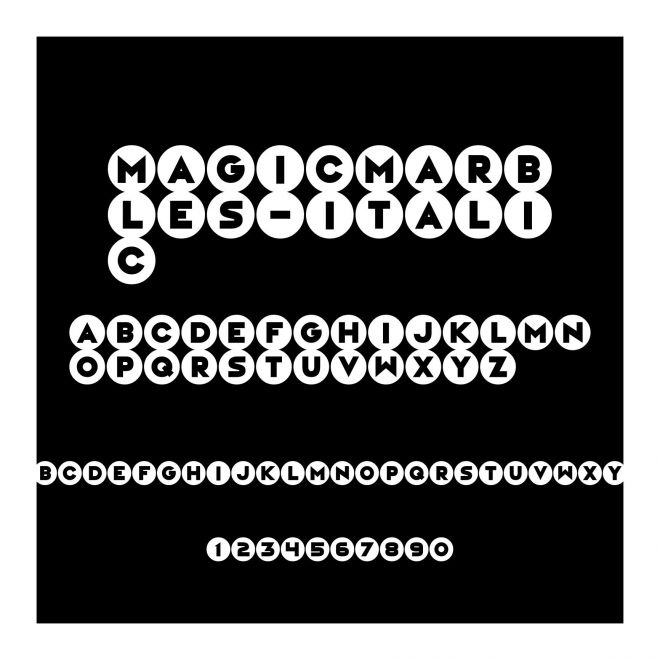 MagicMarbles-Italic