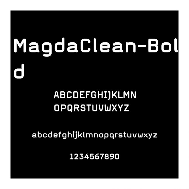 MagdaClean-Bold