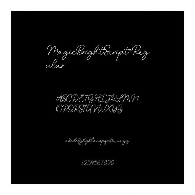 MagicBrightScript-Regular