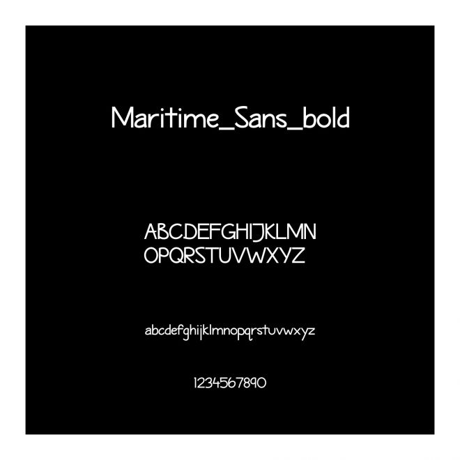 Maritime_Sans_bold