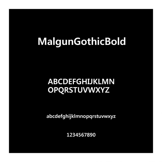 MalgunGothicBold