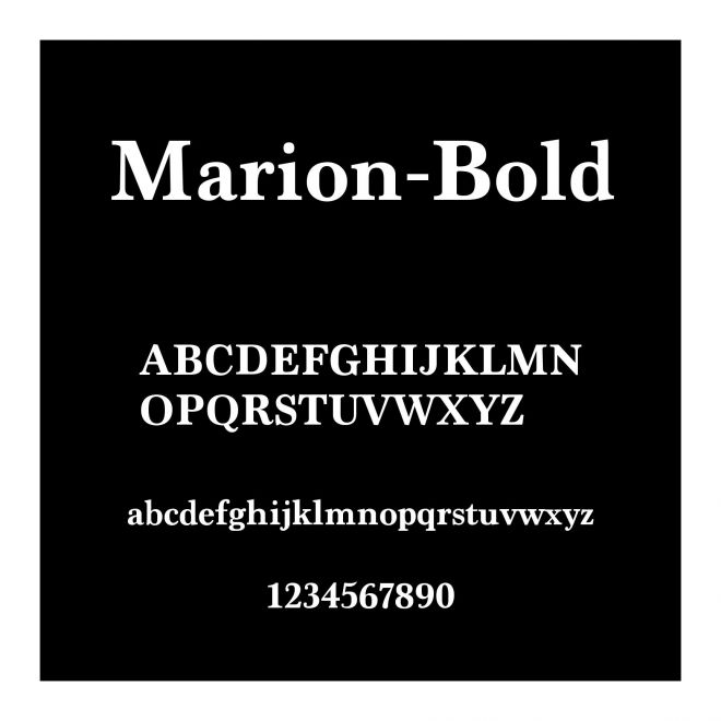 Marion-Bold