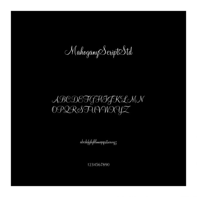 MahoganyScriptStd