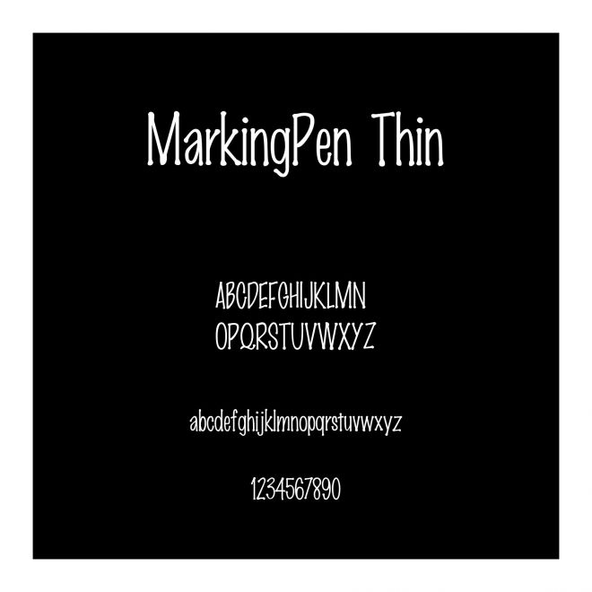 MarkingPen Thin