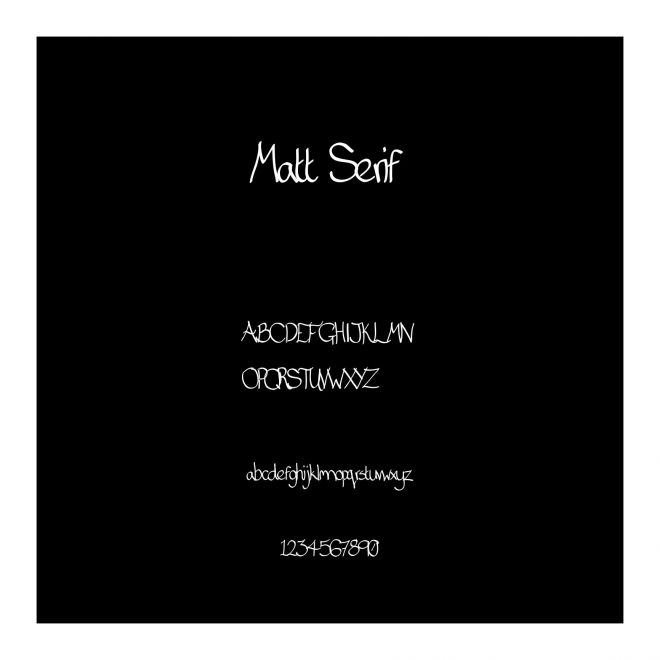 Matt Serif