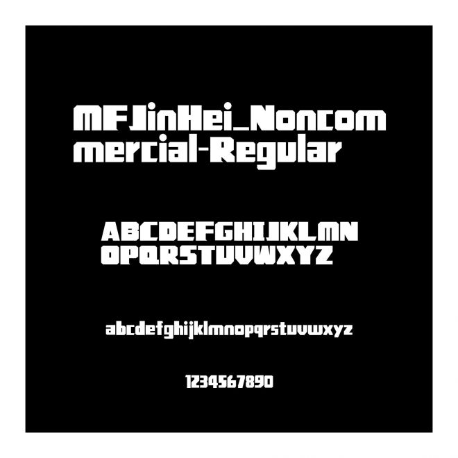 MFJinHei_Noncommercial-Regular