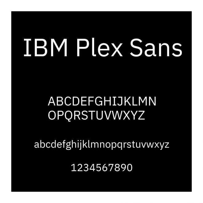 IBM Plex Sans