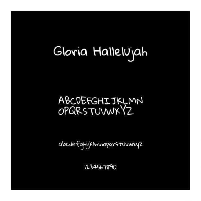 Gloria Hallelujah