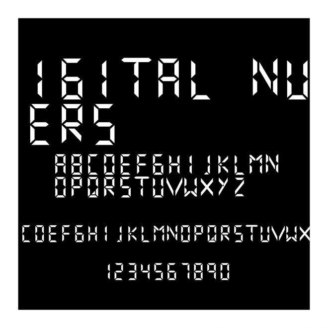 Digital Numbers