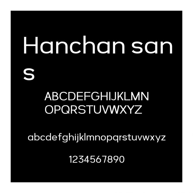 Hanchan sans