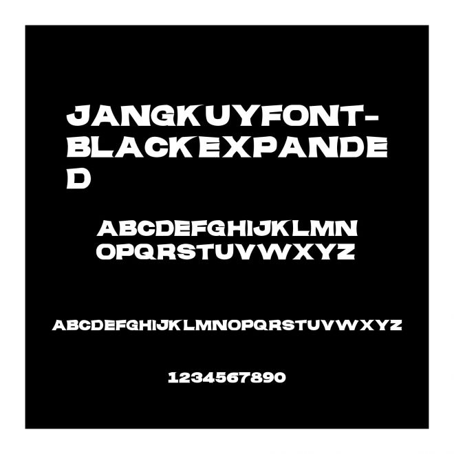 JANGKUYFONT-BlackExpanded