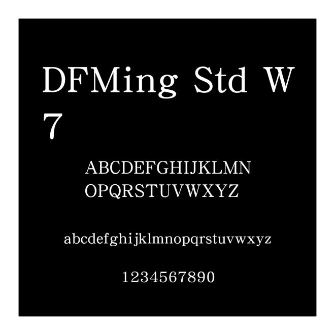 DFMing Std W7