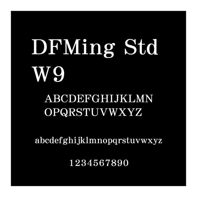 DFMing Std W9