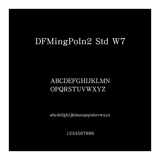 DFMingPoIn2 Std W7