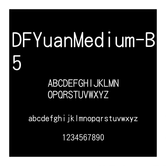 DFYuanMedium-B5