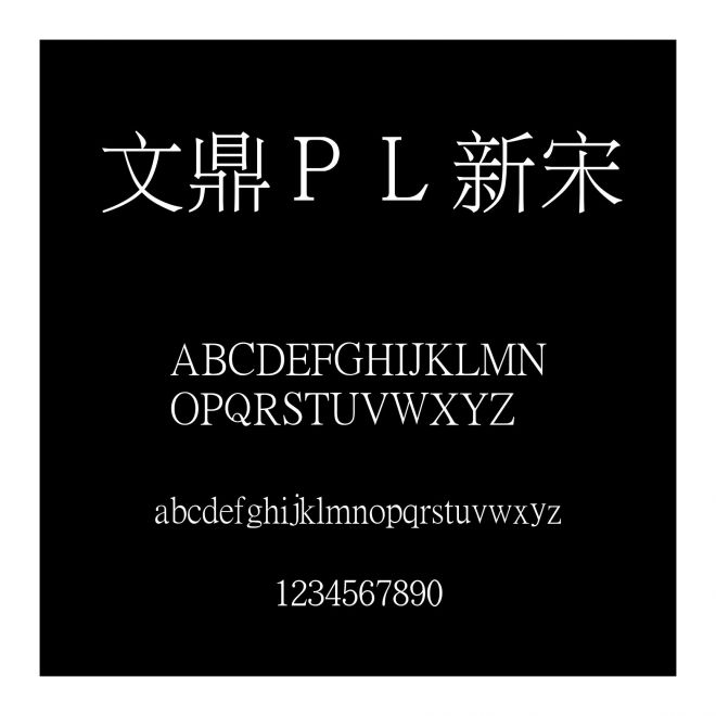 文鼎ＰＬ新宋