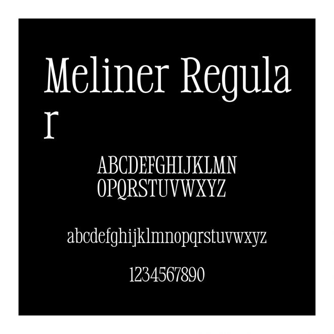 Meliner Regular