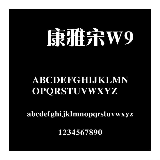 華康雅宋W9