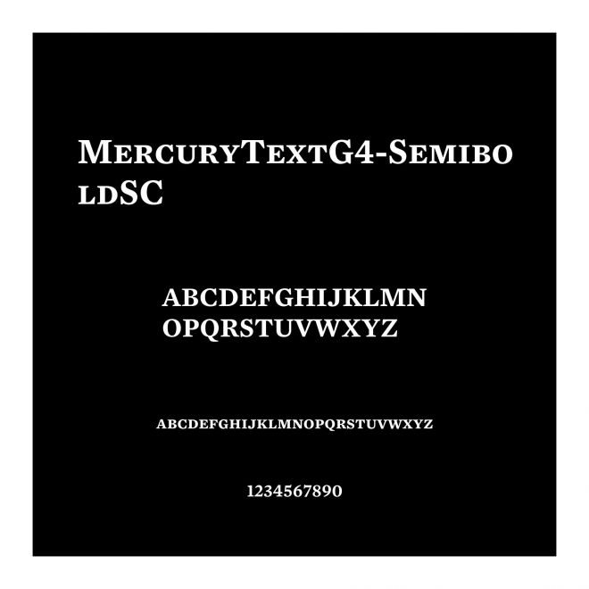 MercuryTextG4-SemiboldSC