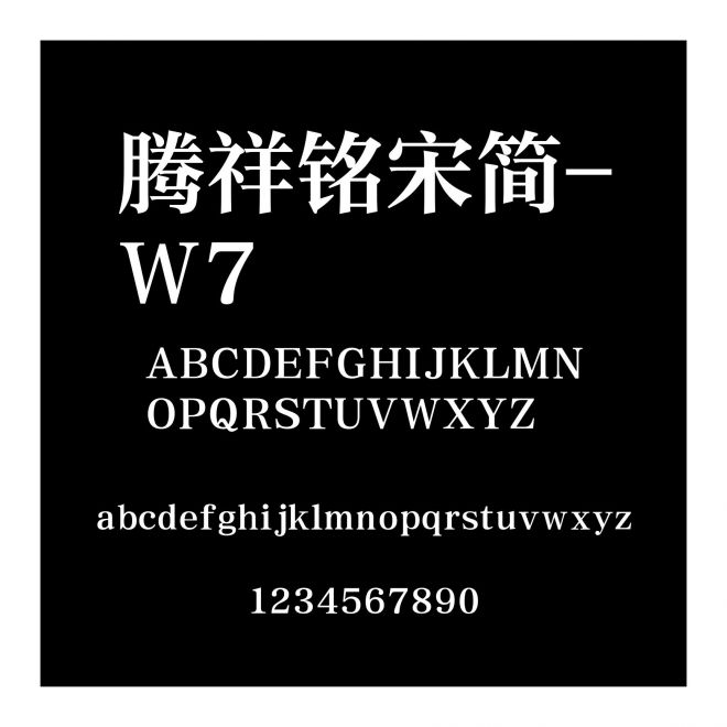 騰祥銘宋簡-W7