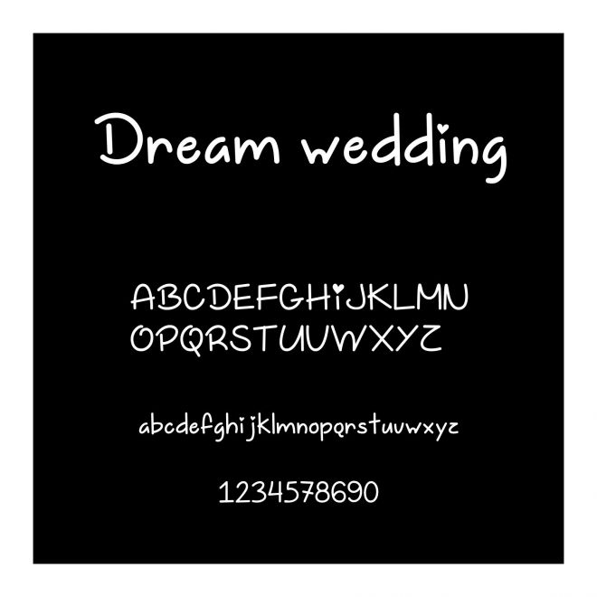Dream wedding