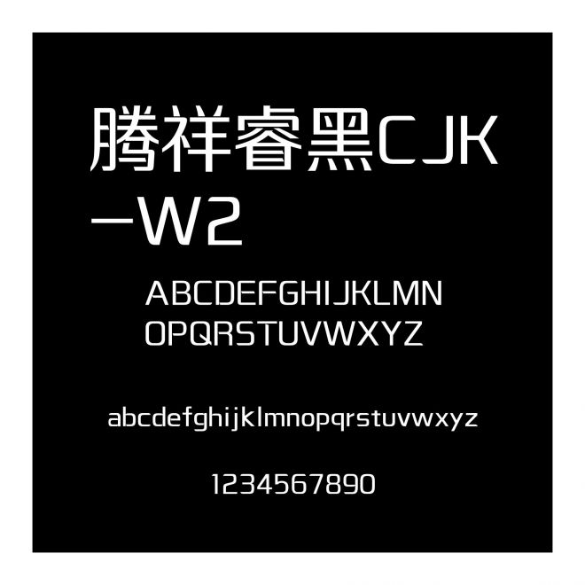 騰祥睿黑CJK-W2