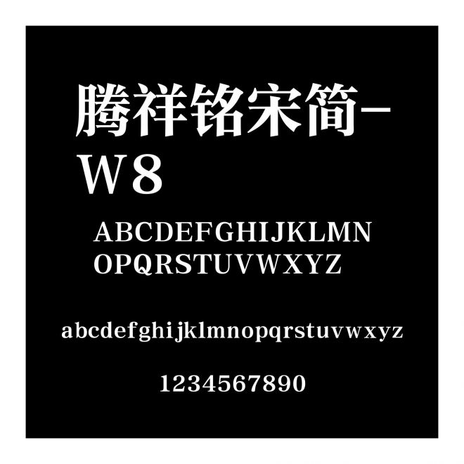 騰祥銘宋簡-W8